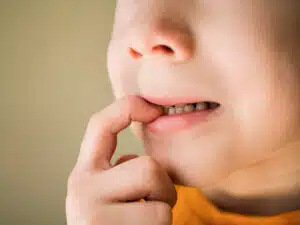teething toddler