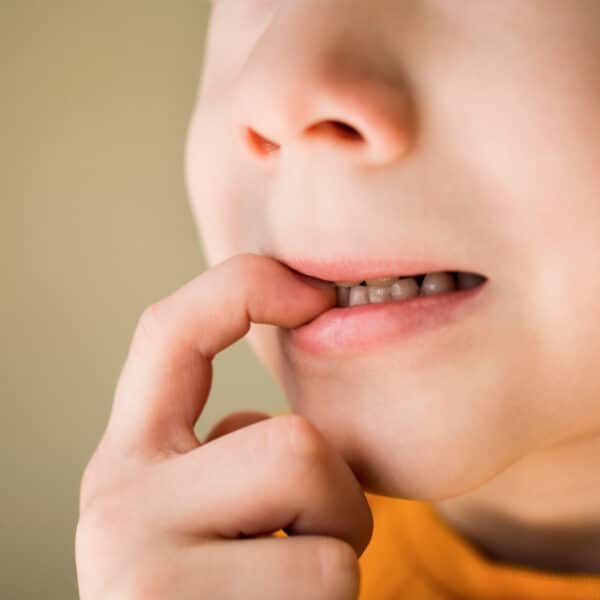 teething toddler