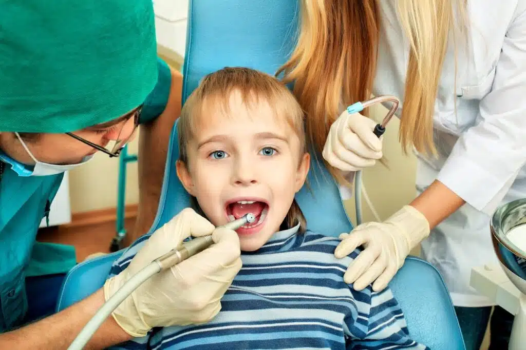 professional dental cleaning for kids